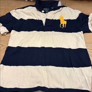 Polo Ralph Lauren Blue Striped Boys Medium